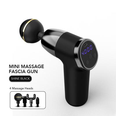 China Hot Selling Muscle Fascia Gun Body Tissue Deep Percussion Professional Handheld Massager For Pain Relief Body Fitness Massage Gun for sale