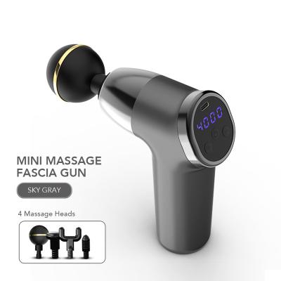 China Hot Selling Amazon LCD Display Screen Show Deep Therapy Body Plus Muscle Mini Fascia Massage Gun Body Relaxation for sale