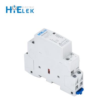 China Ribbon Point HiELEK AC/DC Contactor With Competitive Price 2 Pole Modular Contactor for sale