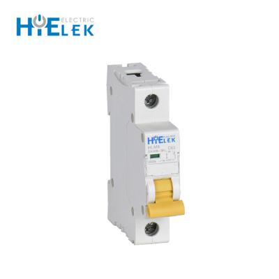 China 1P 2P 3P 4P 6kA / MCB 6KA or 4.5KA Safety HLM8 MCB 240V AC C20 Circuit Breaker for sale