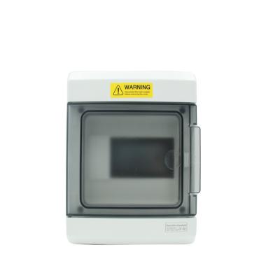 China Electrical Power Distribution Box 6 Way MCB Waterproof Outdoor Panel Plastic Standard for sale