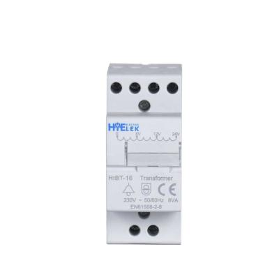 China 2020 Hot New HiELEK Product Din Rail Type 230V Sound Bell Transformer With Door Bell Electronic Rigid Driver 10mm for sale