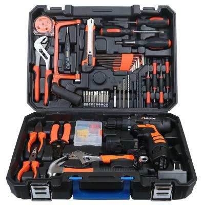 China Household Wholesale Price Rolled Long Service Life Steel Cordless Drill Combo Set Household Tools for sale