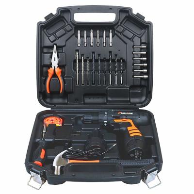 China Modern Household Simplicity Wood And Aluninum Power Tool Set High Accuracy Cordless Repair Tool for sale