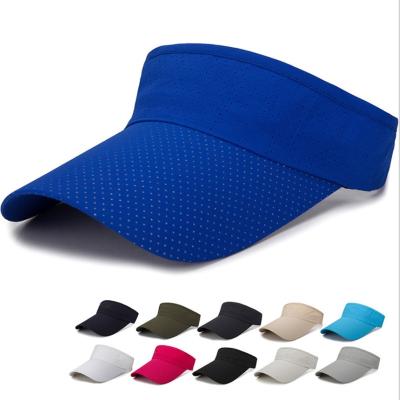 China Solid Color COMMON Elasticity Sun Visor Hat Summer Men's Outdoor Sun Protection Top Hat Unisex Shading Empty Baseball Cap for sale