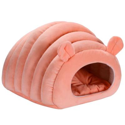 China House Sustainable Plush Shape Caterpillar Bed Soft Washable Cushion Pet Bed For Small Dogs And Cats Cave Sleeping Warm Bed for sale