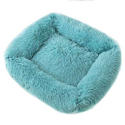 China Viable Dog Sofa Bed Pet Supplies Washable Plush Square Kennel Cat Pad Pet Kennel Deep Sleep And New Removable Soft Dog Pad for sale