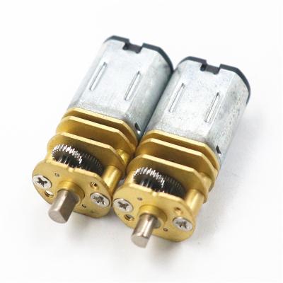 China Totally Enclosed Best Selling Low Noise Mini Gearbox Valve With 10mm Gear Motor GM10-M10 80rpm 50g.cm Gear Electric Motor for sale