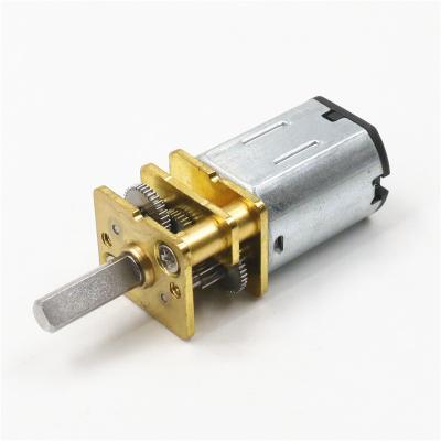 China Totally Enclosed 12mm DC N20 Tooth Gearbox 3v 5v 6v 95rpm Low Speed ​​Intelligent Lock Gear Motor for sale