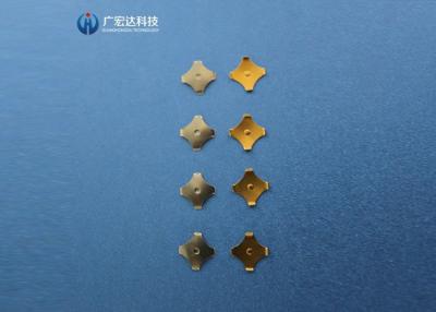 中国 注文の金張りの蝕知の金属のドームの金はキーパッドのための0/1/3/4/5の窪みをめっきしました 販売のため