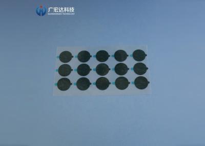 China Transparent PVC Die Cut Panton Color 0.1mm Tolerance With Double Sides Strong Adhesive for sale