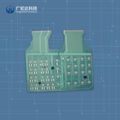 China Impresión de la serigrafía del interruptor del panel de la membrana del teclado de la bóveda del metal en venta