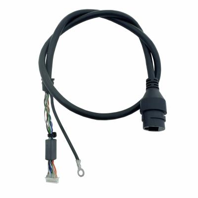 China 1.25-8 PIN IP Cable de cámara de 500 mm RJ45F El cable de energía a prueba de agua 035 en venta