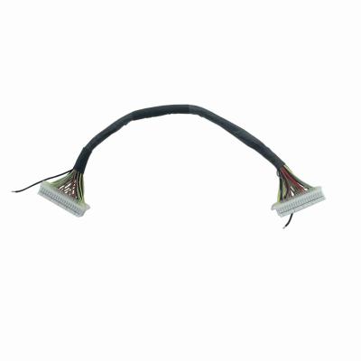 Chine Display LED de 140 mm Assemblage de câble LVDS 2R20P*2 câble de connexion électrique personnalisé 069 à vendre