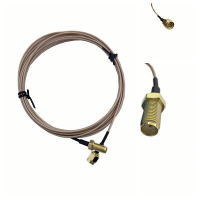 China Push Interface RF Cable Assembly Oro / Nícel Revestido para sistemas de control industrial en venta