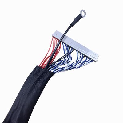 China Copper Signal Wire 30PIN 40 Pin LVDS Cable With PUR TPE PVC Jacket for sale