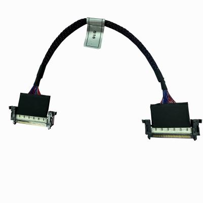 China Custom Length UL Standard Pure Copper Conductor LVDS Cable Assembly with 28/30/32 Pin Configuration for sale