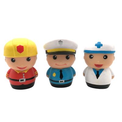 China Playing China Factory Policeman Fireman Doctor Blind Box Cartoon Figure Toys For Baby Kids Infant Boys for sale