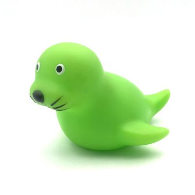 China Bath Toy CE Seal Funny Cute Rubber Sea Animals Matching Toys Water Pool Game Play Tub Toys For Kid for sale