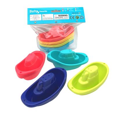 China Eco-friendly PVC Material Plastic Stacking Up Cups Play Baby Montessori Water Learning Early Educational Bath Toys For Kid for sale