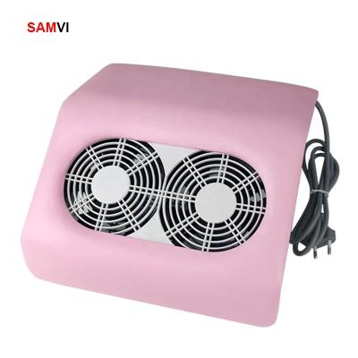 China ABS 65W Large Vacuum Cleaner for Nail Manicure Nail Dust Suction Collector Machine Double Fans Salon Equipment Tools 858-3 for sale