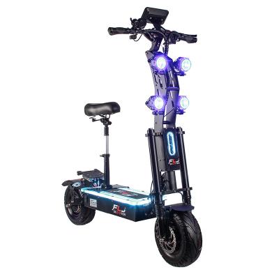 China 8000W 13inch Fat Wheel 72V Unisex Electric Scooter With Big Wheel Adults Bike 90-130kms Range Doubles Motor Electric Scooter for sale