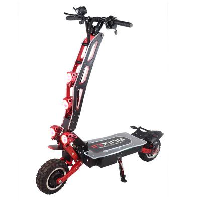 China New Folding 2 Wheels Electric Scooter 60V 6000W High Speed ​​Electric Scooter Dual Hydraulic Brake Unisex Motor for sale