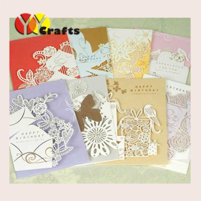 China Handmade Wedding Greeting Card , christmas handmade cards OEM for sale