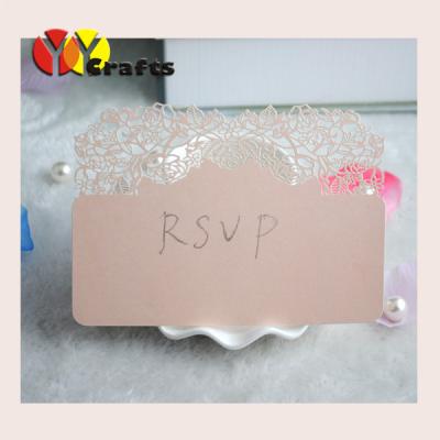 China Rose wedding RSVP card for party / ceremony , Print Rsvp Cards for sale