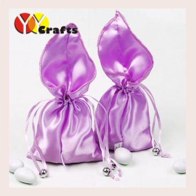 China Party Promotion Wedding Candy Bags with ribbon rhinestone for sale