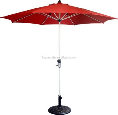 China Contemporary Alu Center Pole Umbrella with Competitive Price for sale