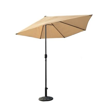 China Small Half Round Outdoor Furniture Umbrella for sale