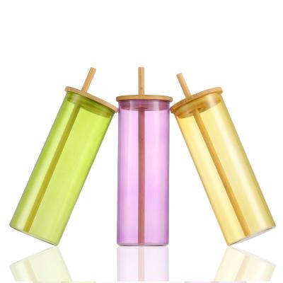 China Wholesale Cheap Disposable H-Grade Clear Borosilicate Glass Straw Cup for sale