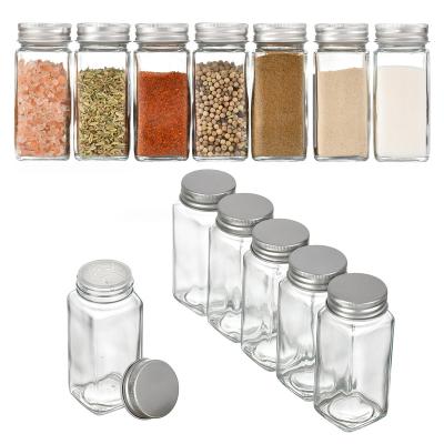 China Sustainable Customized New Products Sealing Design High Borosilicate Glass Spice Jar for sale