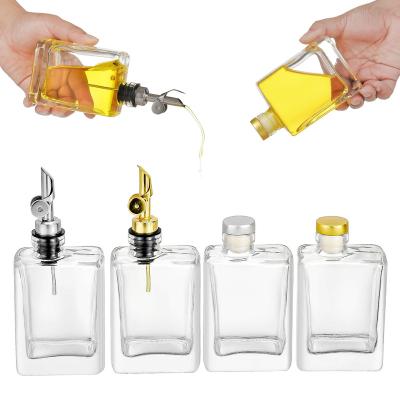 China Wholesale Freshness Preservation Customization Health Kitchen Supplies Frying Oil Bottle Glass for sale