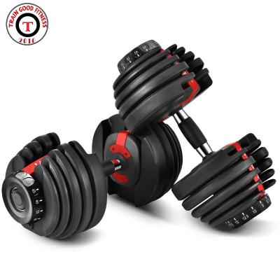 China Universal High Quality Fitness Equipment Adjustable Dumbbells Set Free Weight Dumbbells for sale