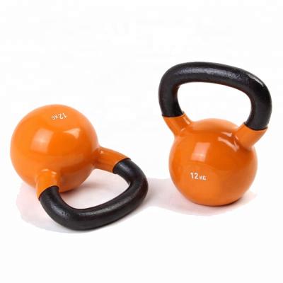 China Universal Arrival Hot Sale Cast Iron Kettlebell Fitness Dip Vinyl KettleBell for sale