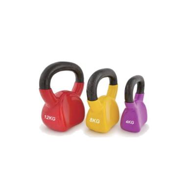 China Universal Gym Weight Training Equipment Free Dip Plastic Cast Iron Kettlebell for sale