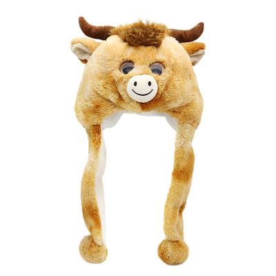 China Good Quality Comfortable Suitable Price Hat Plush Toy A Hat That Look Like A Cow Toys Plush Toy for sale