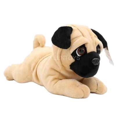 China Best Quality Plush Price China Manufacture A Toy Dog Lying On Its Stomach for sale