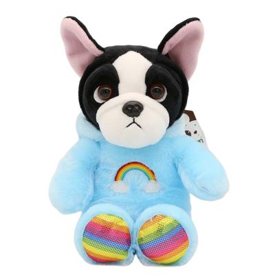 China Quality hot rainbow manufacture china plush blue sale dog plush toys for sale