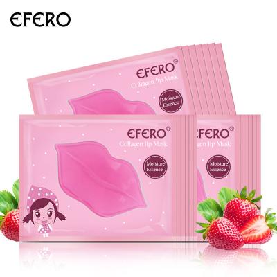 China Moisturizer Private Label Collagen Hydrating Pink Lip Mask Hyaluronic Acid Vegan Hydrogel Sleeping Lip Mask for sale