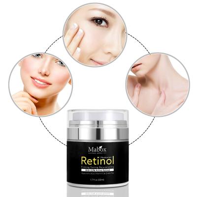 China Private Label Anti Aging Skin Care Tightening Anti Wrinkle Face Cream Lifting Moisturize Repairing Retinol Day Night Facial Cream for sale