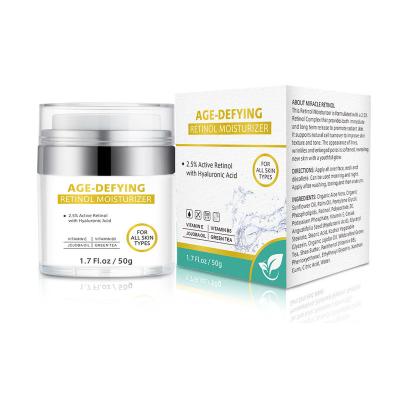 China Hot Selling Hydration Cream Anti Aging Moisturize Firming Moisturizing Fine Line Erase Collagen Retinol Cream for sale