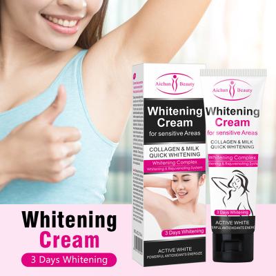 China Dark Skin Revitalizer Skin Armpit Moisturizing Armpit Bleaching Lotion Body Elbows Armpit Whitening Bleaching Woman Private Parts Cream for sale