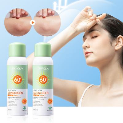 China Wholesale BIOAOUA Aloe Vera Sunscreen Repair Spray Isolation Sunscreen Regenerating 3 in 1 Sunscreen for sale