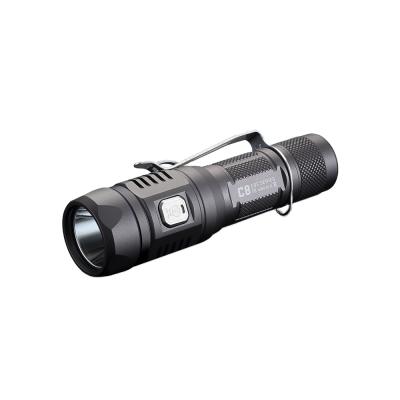 China JETBeam C8 Pro Emergency Rechargeable Outdoor Flashlight SST 40 N4 Since 1200 Lumens LED Includes 1 x 18650 or Uses 2 x CR123A for sale