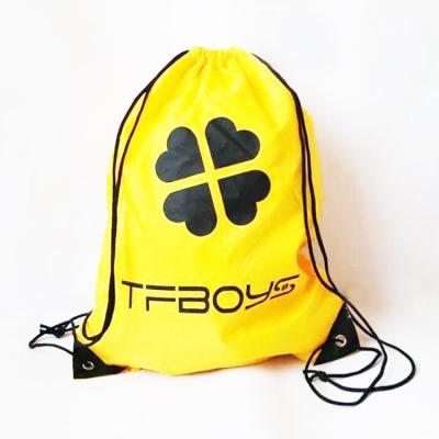 China China Online Shopping Disposable Non Woven Fabric Bag Handled Fabric Drawstring Bag for sale