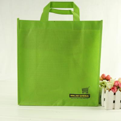 China Wenzhou Supplier Reusable Short Handle Small Nonwoven Shopping Bag for sale