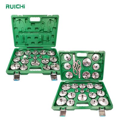 China Universal Type Oil Filter Wrench Kit Oil Filter Cap Wrench Set Car Motorcycle Repair Tool Cup 17PC/27PC Big Sale for sale